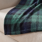 Black Watch Tartan Throw Blanket, lifestyle photo