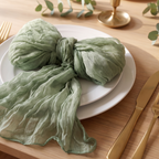 Cheesecloth Napkins Set of 12, lifestyle photo