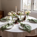 Cheesecloth Napkins Set of 12, lifestyle photo