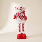 Standing Christmas Figure with Adjustable Legs, lifestyle photo