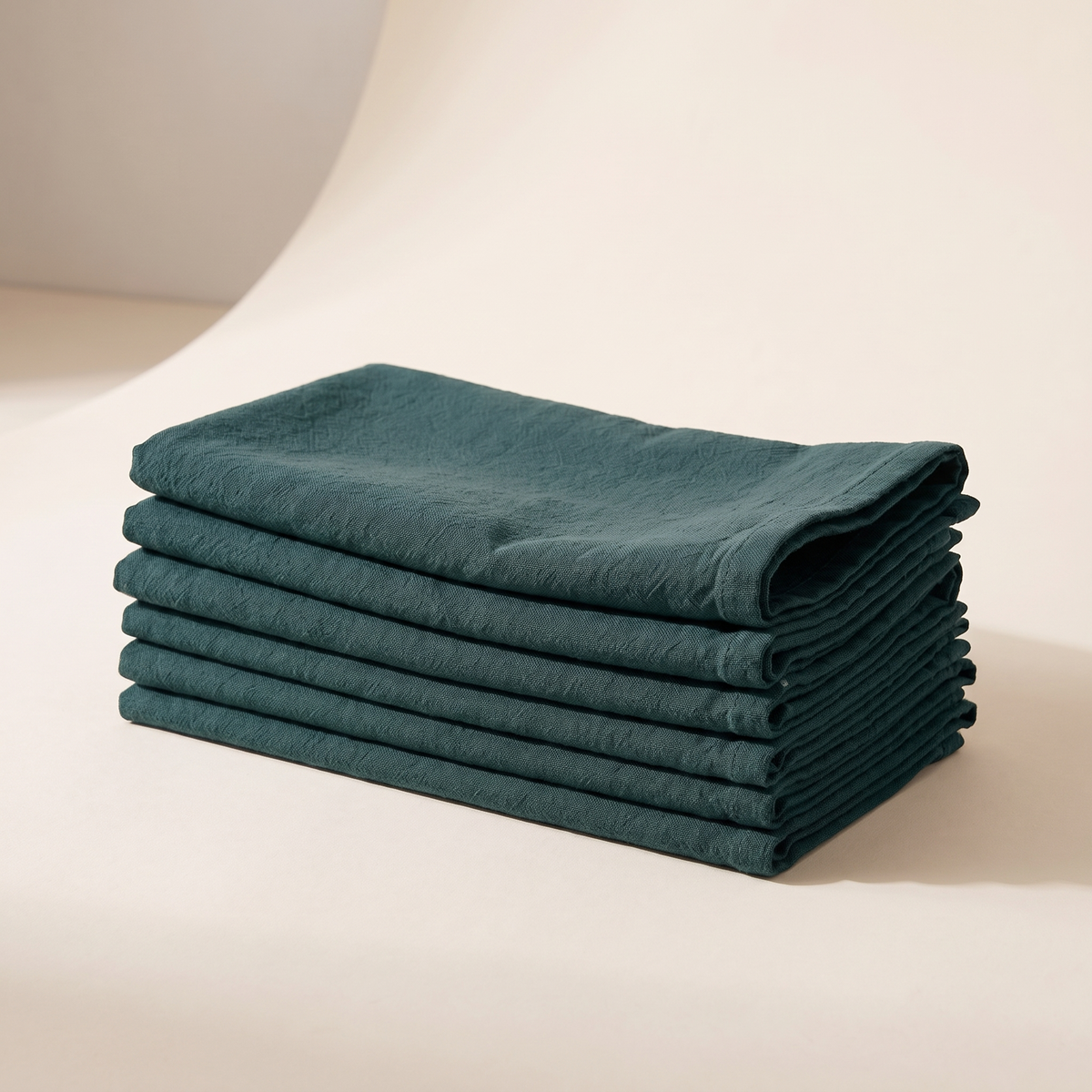 Washed Cotton Napkins Set of 6, lifestyle photo